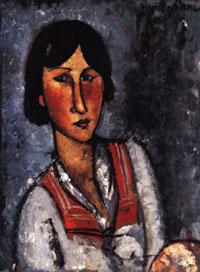 Amedeo Modigliani Portrait of a Woman Sweden oil painting art